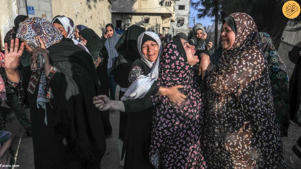 (تصاویر) اشک غزه‌ای‌ها متوقف نمی‌شود