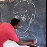 نقاشی منحصر به فرد معلم خوش ذوق با کلمات انگلیسی (فیلم)