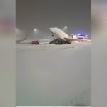 یخ‌زدن هواپیما در فرودگاه مونیخ (فیلم)