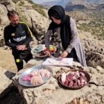 کباب دل و جگر گوسفند به سبک زوج ایرانی (فیلم)