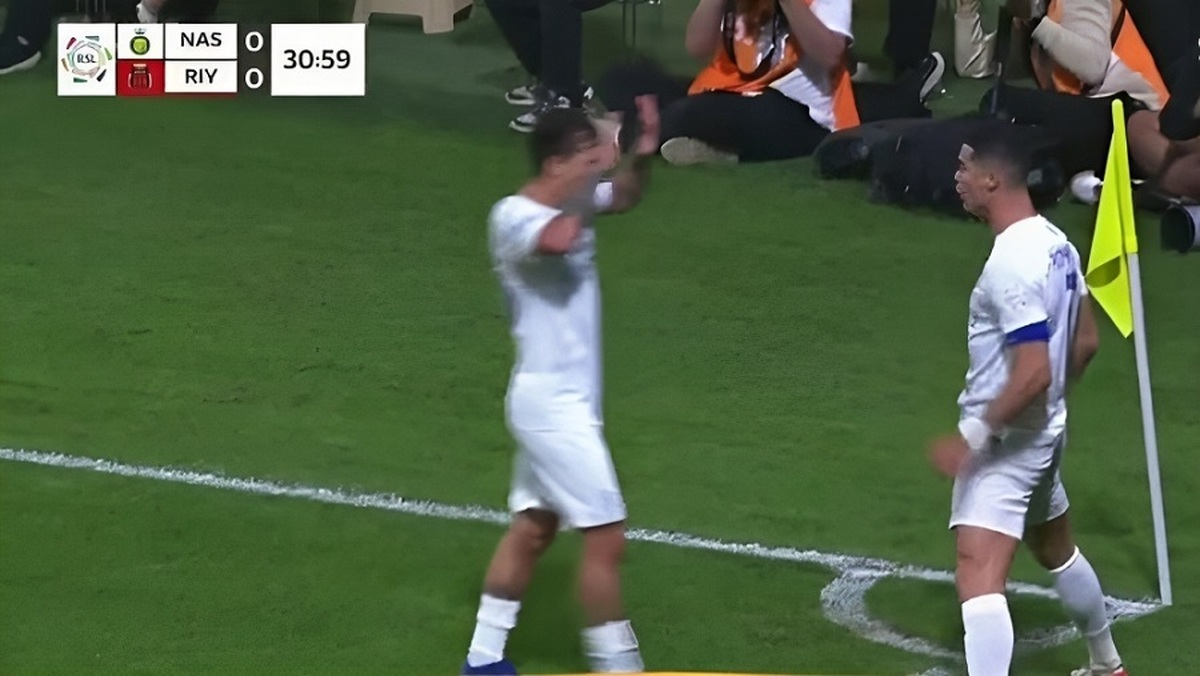 گل دیدنی کریستیانو رونالدو به الریاض (فیلم)