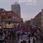 راهپیمایی حامیان فلسطین در هوای سرد کانادا (فیلم)