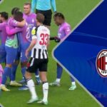 خلاصه بازی نیوکسل 1 – آث میلان 2 (فیلم)