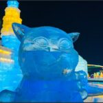 (تصاویر) شهر یخی و تفریحی بزرگ هاربین چین