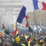 ببینید | اعتراض مردم آتلانتا در حمایت از فلسطین در مسیر حرکت رئیس‌جمهور آمریکا