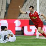 ببینید | صحنه آهسته گل پرسپولیس به شمس آذر قزوین؛ توپ گل شد؟