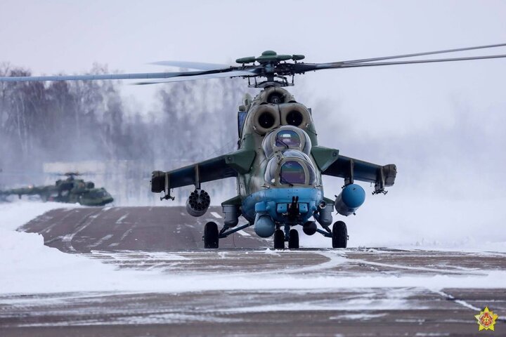 تصاویری از تمرین ارتش بلاروس در پایگاه‎های هوایی مختلف این کشور