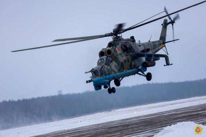 تصاویری از تمرین ارتش بلاروس در پایگاه‎های هوایی مختلف این کشور