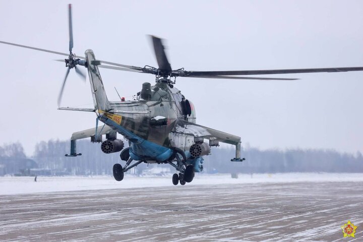 تصاویری از تمرین ارتش بلاروس در پایگاه‎های هوایی مختلف این کشور