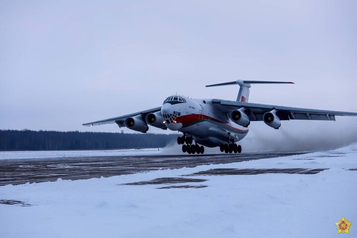 تصاویری از تمرین ارتش بلاروس در پایگاه‎های هوایی مختلف این کشور