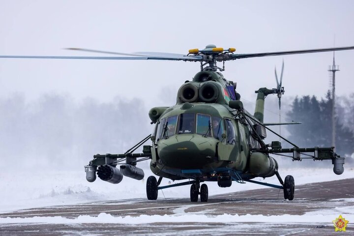 تصاویری از تمرین ارتش بلاروس در پایگاه‎های هوایی مختلف این کشور