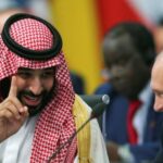 ببینید | دست دادن عجیب پوتین با بن‌سلمان در یک دیدار رسمی