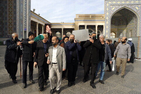 تصاویر | مراسم تشییع همسر علامه طباطبایی