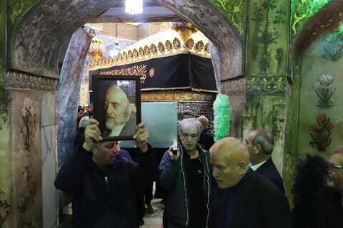 تصاویر | مراسم تشییع همسر علامه طباطبایی