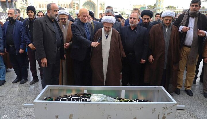 تصاویر | مراسم تشییع همسر علامه طباطبایی