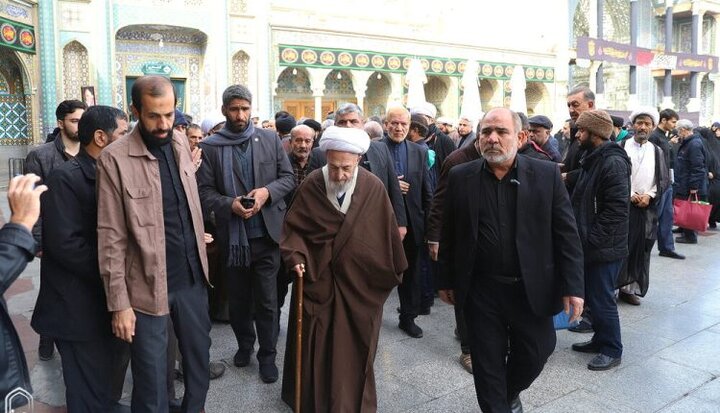 تصاویر | مراسم تشییع همسر علامه طباطبایی