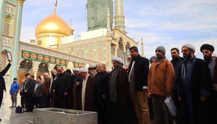 تصاویر | مراسم تشییع همسر علامه طباطبایی