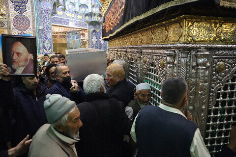 تصاویر | مراسم تشییع همسر علامه طباطبایی