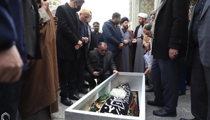 تصاویر | مراسم تشییع همسر علامه طباطبایی