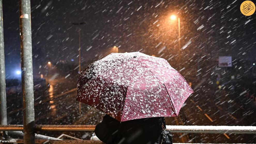 (تصاویر) بارش سنگین برف و تعطیلی مدارس در ترکیه