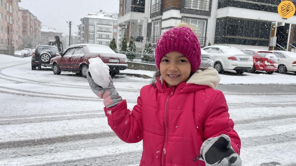 (تصاویر) بارش سنگین برف و تعطیلی مدارس در ترکیه