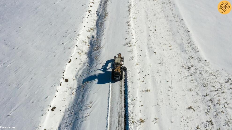 (تصاویر) بارش سنگین برف و تعطیلی مدارس در ترکیه