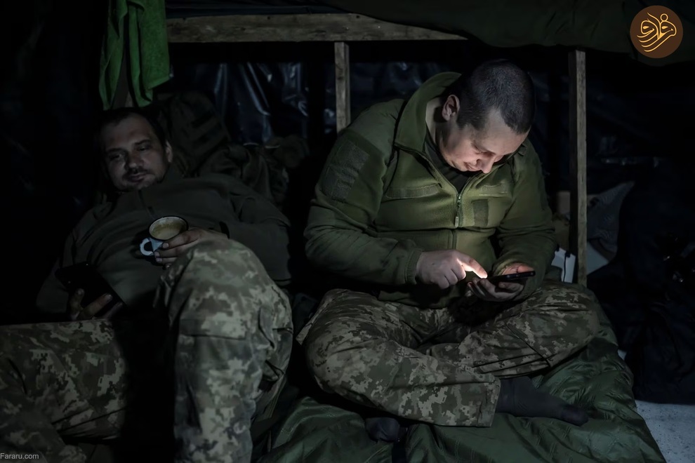 (تصاویر) برف و سرما در خط مقدم جنگ اوکراین