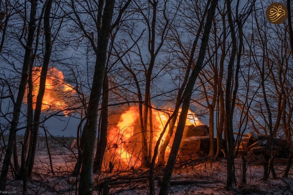 (تصاویر) برف و سرما در خط مقدم جنگ اوکراین