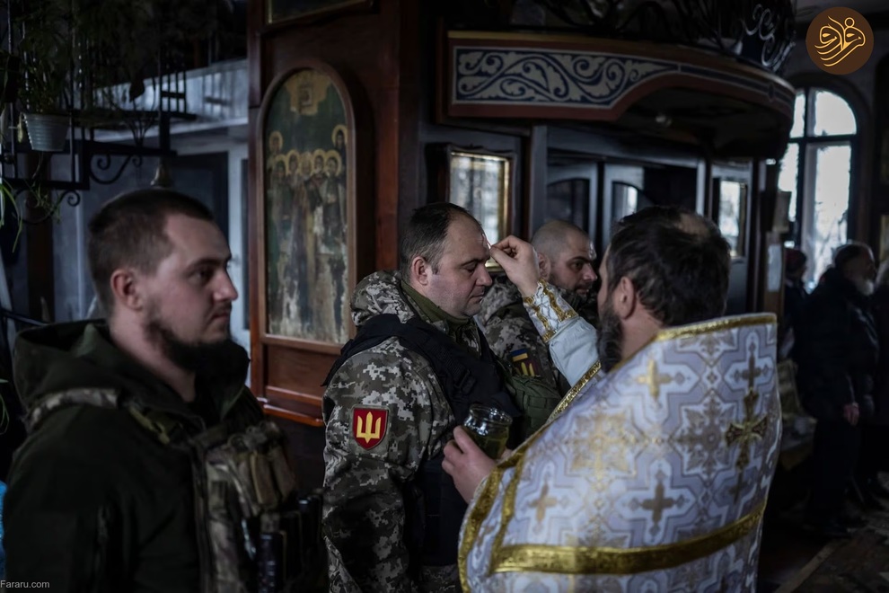 (تصاویر) برف و سرما در خط مقدم جنگ اوکراین