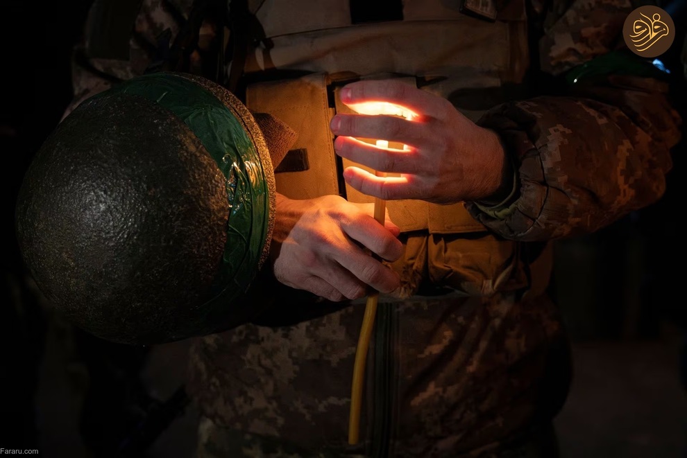 (تصاویر) برف و سرما در خط مقدم جنگ اوکراین