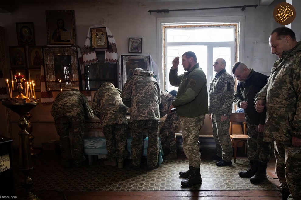 (تصاویر) برف و سرما در خط مقدم جنگ اوکراین