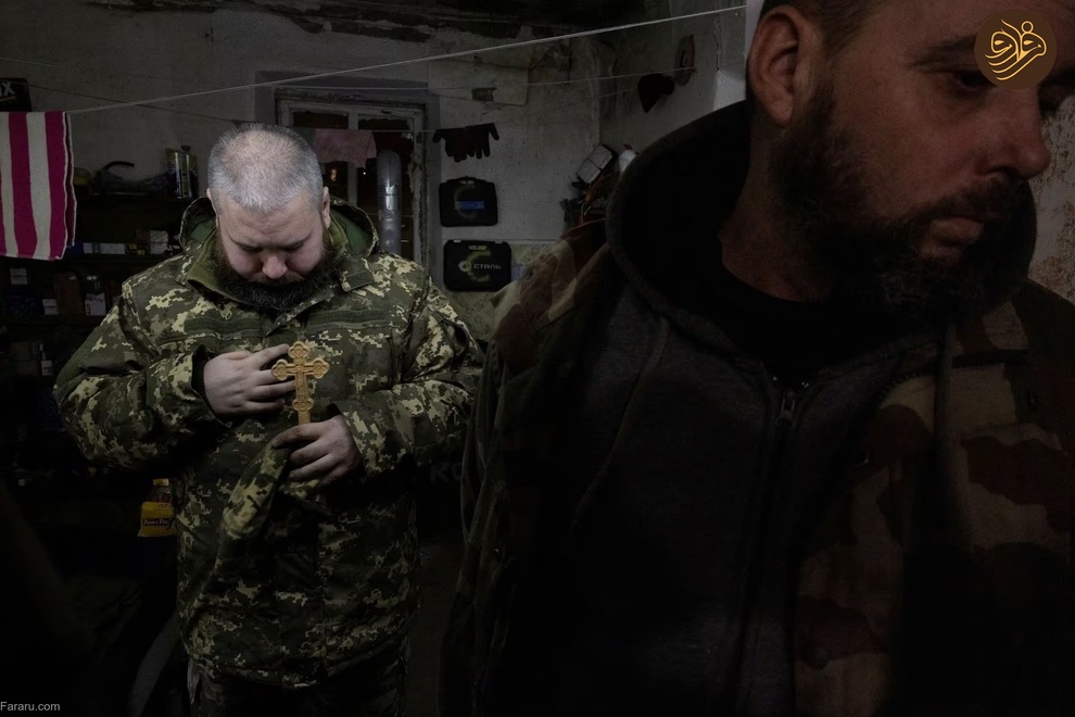 (تصاویر) برف و سرما در خط مقدم جنگ اوکراین