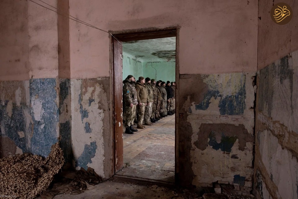 (تصاویر) برف و سرما در خط مقدم جنگ اوکراین