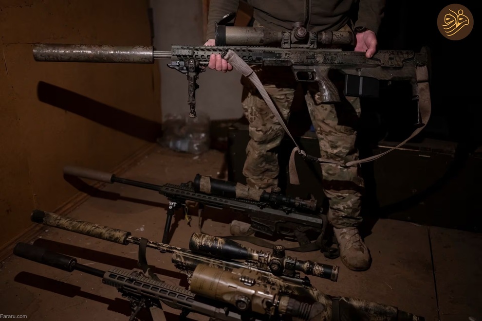 (تصاویر) برف و سرما در خط مقدم جنگ اوکراین