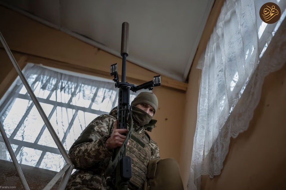 (تصاویر) برف و سرما در خط مقدم جنگ اوکراین