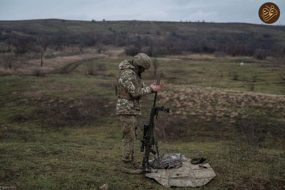 (تصاویر) برف و سرما در خط مقدم جنگ اوکراین