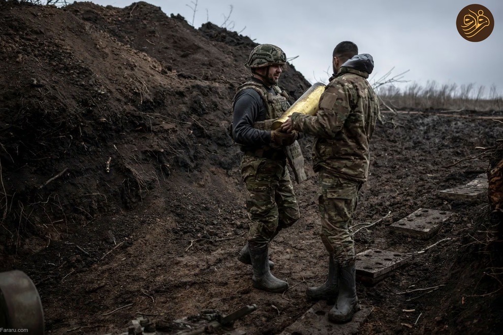 (تصاویر) برف و سرما در خط مقدم جنگ اوکراین