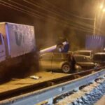 ویدیو / برخورد زنجیره ای دهها خودرو در در روسیه با ١۶ کشته