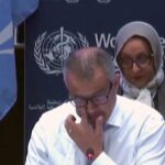 ببینید / گریه مدیرکل سازمان جهانی بهداشت برای وضعیت غزه