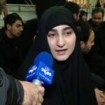 واکنش دختر شهید حاج قاسم سلیمانی به عملیات تروریستی دیروز در کرمان (فیلم)