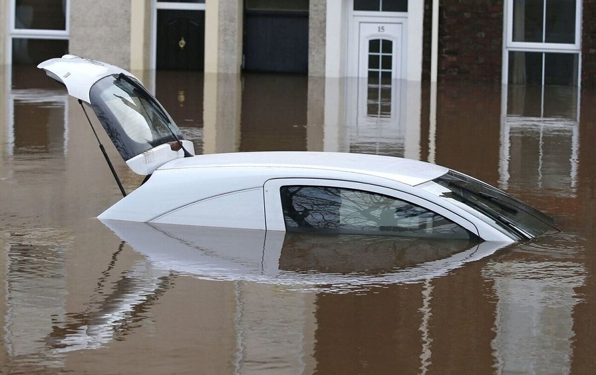 تصاویر هوایی از سیل شدید در انگلستان (فیلم)