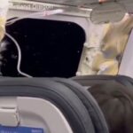 لحظه هولناک کنده شدن بخشی از هواپیما ؛ نجات معجزه‌آسای مسافران بوئینگ (فیلم)