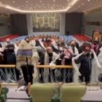 تجمع خاخام‌ها در سازمان ملل برای آتش‌بس در غزه (فیلم)