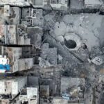 تصاویر هوایی از ویرانی غزه؛ 100 روز پس از جنگ (فیلم)