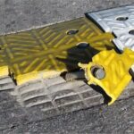 ببینید | تصادف عجیب یک خودروی با سرعت‌گیر خیابان!