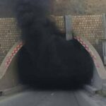 ببینید | عملکرد به موقع راننده پس از دیدن انفجار در تونل