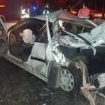 ببینید | اولین فیلم از تصادف زنجیره‌ای در ورودی مشهد