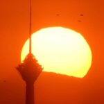 ببینید |  تصاویری زیبا از غروب جمعه ۱۵ دی ماه ۱۴۰۲ تهران