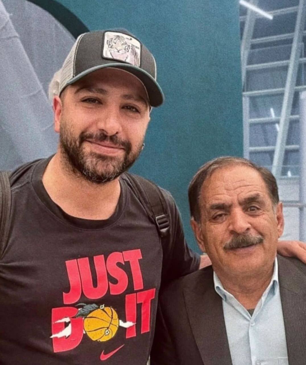 عکس | تصویر یادگاری آقا رشید با زانیار خسروی!