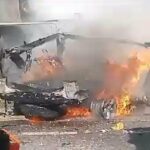 ببینید | اولین تصاویر از هدف قرار دادن یک خودرو در جنوب لبنان توسط اسرائیل